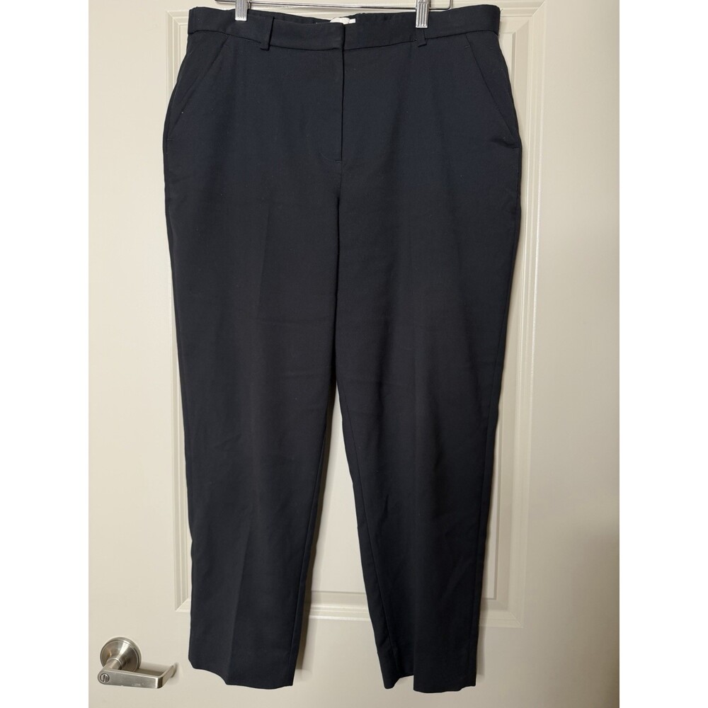 Abercrombie Ankle Tailored Trousers in Black Size 32 Curve Love